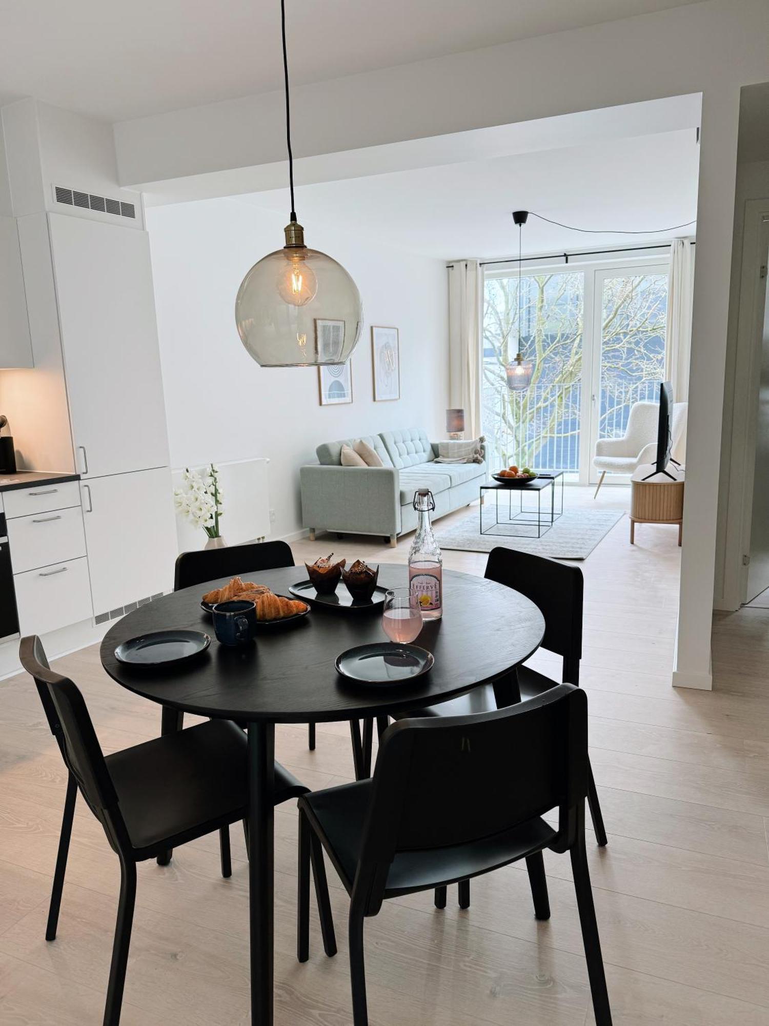 Modern City Center Apartment Århus Buitenkant foto